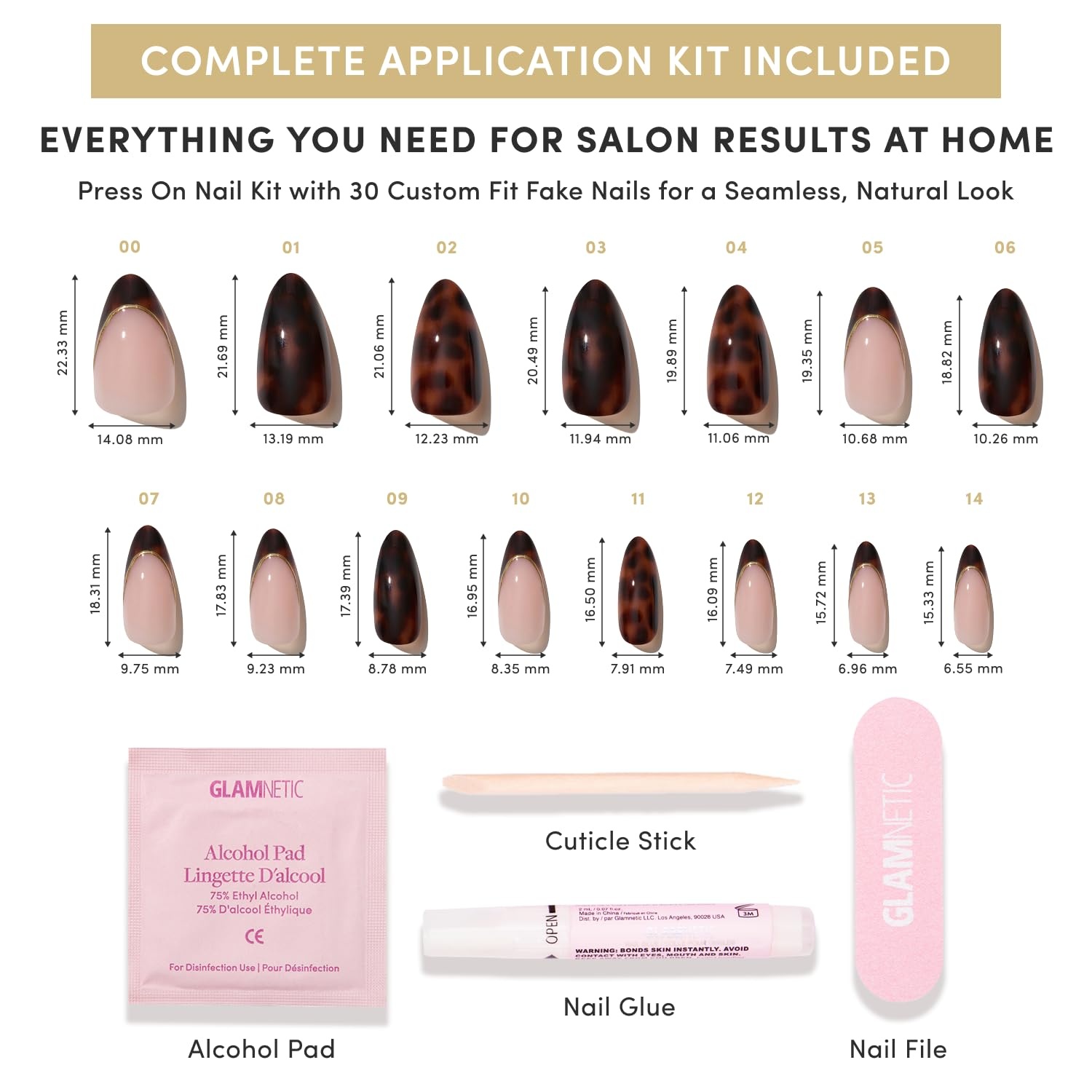 image:imageGlamnetic Press On Nails Medium Almond Velvet Fake Nails 30 Pc Full Kit Everyday Mauve press on nails in 15 sizes Velvet glueon set Waterproof chipresistant up to 2 weeks wear3 KILLAZILLA