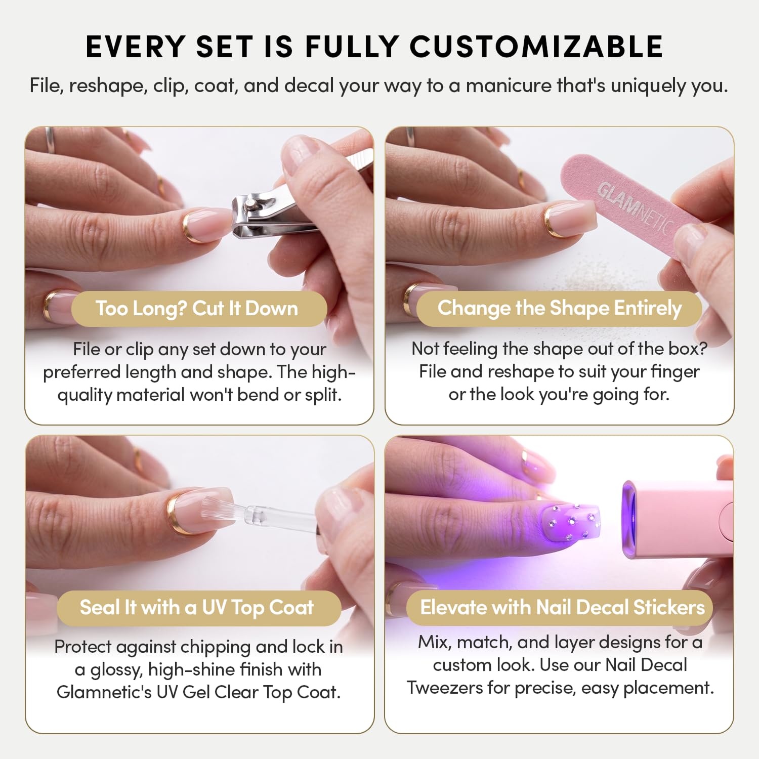image:imageGlamnetic Press On Nails Medium Almond Velvet Fake Nails 30 Pc Full Kit Everyday Mauve press on nails in 15 sizes Velvet glueon set Waterproof chipresistant up to 2 weeks wear3 KILLAZILLA