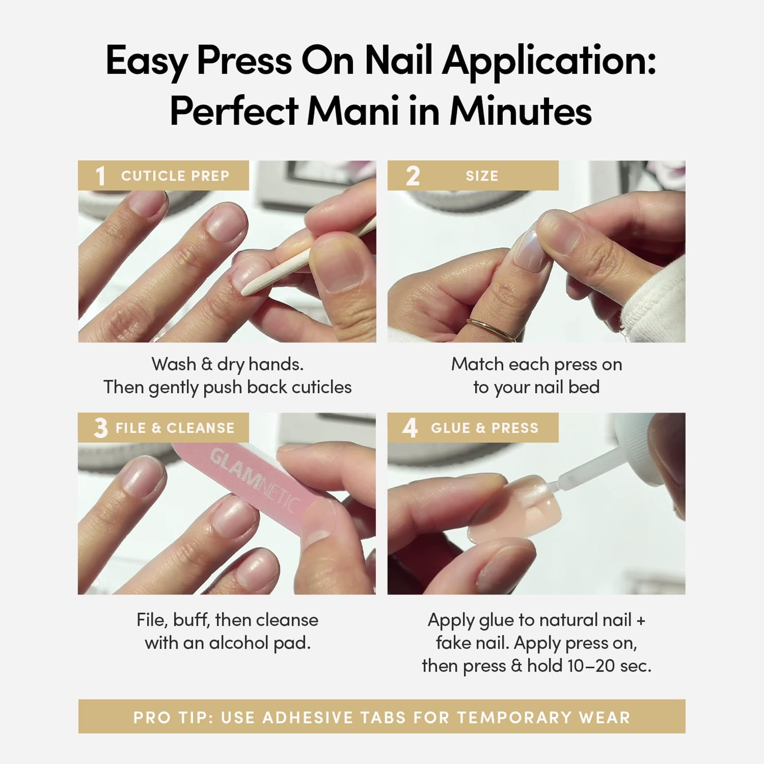 image:imageGlamnetic Press On Nails Medium Almond Velvet Fake Nails 30 Pc Full Kit Everyday Mauve press on nails in 15 sizes Velvet glueon set Waterproof chipresistant up to 2 weeks wear3 KILLAZILLA