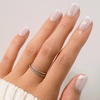 Soft Tulle - Milky White French Tip