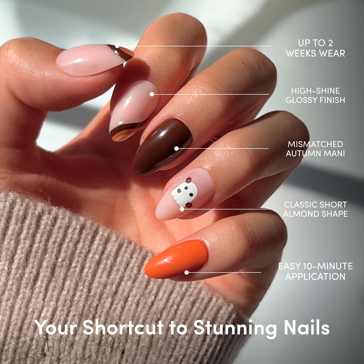 image:imageGlamnetic PressOn Nails Bundle Fall Boo amp My Boo Halloween Fake Nails