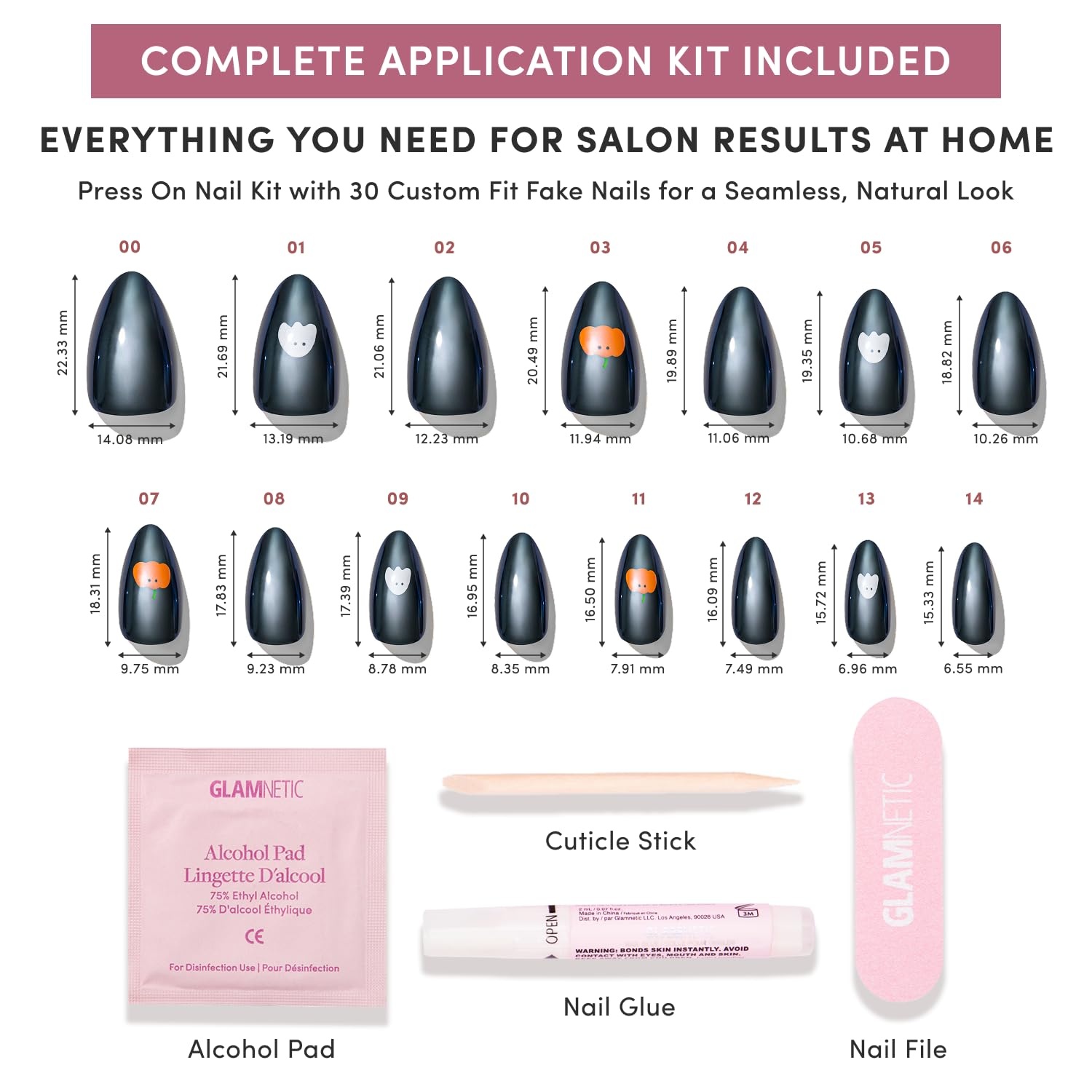 image:imageGlamnetic PressOn Nails Bundle Ghost Besties In The Spirit Tricks amp Treats amp My Boo Halloween Fake Nails