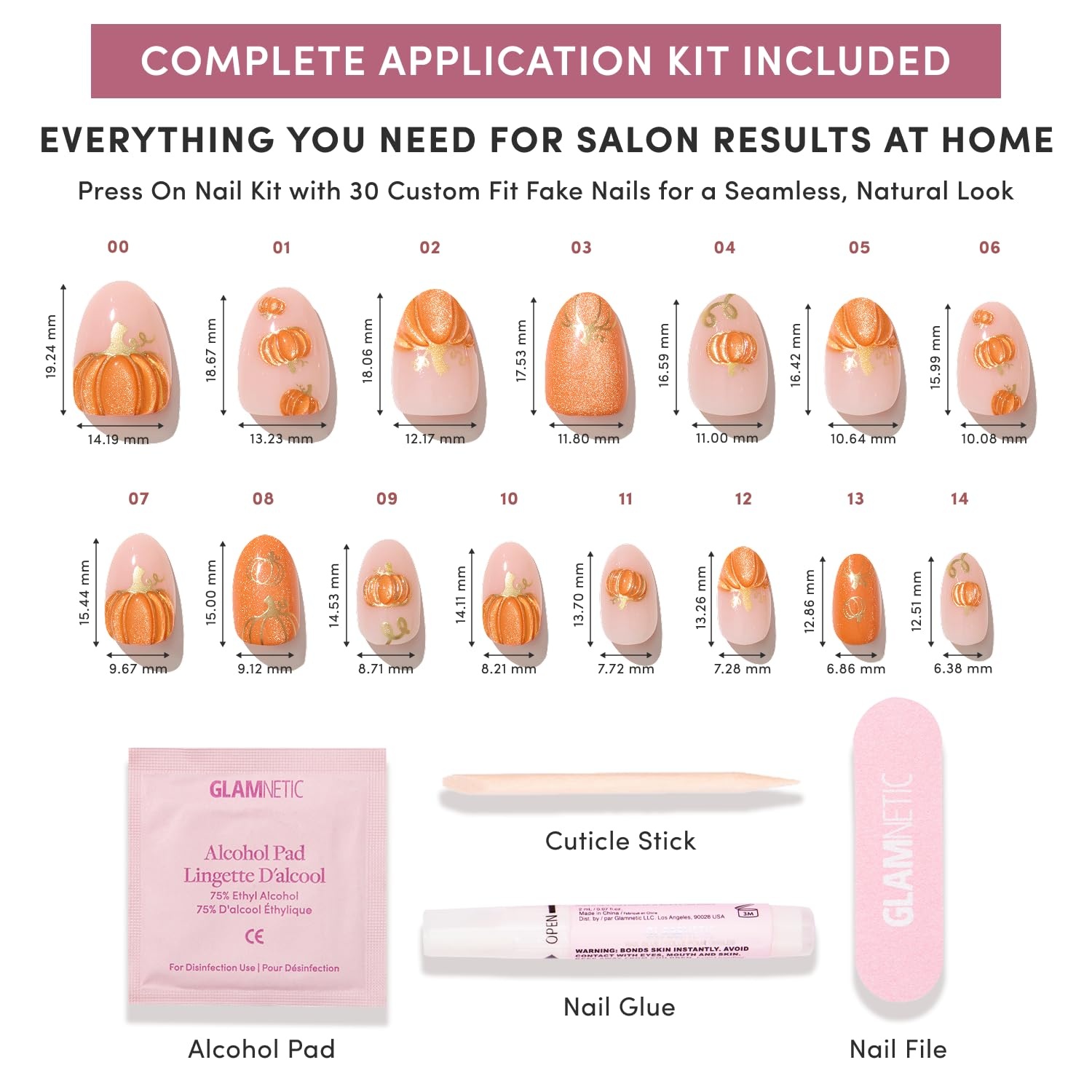 image:imageGlamnetic PressOn Nails Bundle Golden Gourds Shriek Boutique Lil Gremlins amp Candy Corn Halloween Fake Nails
