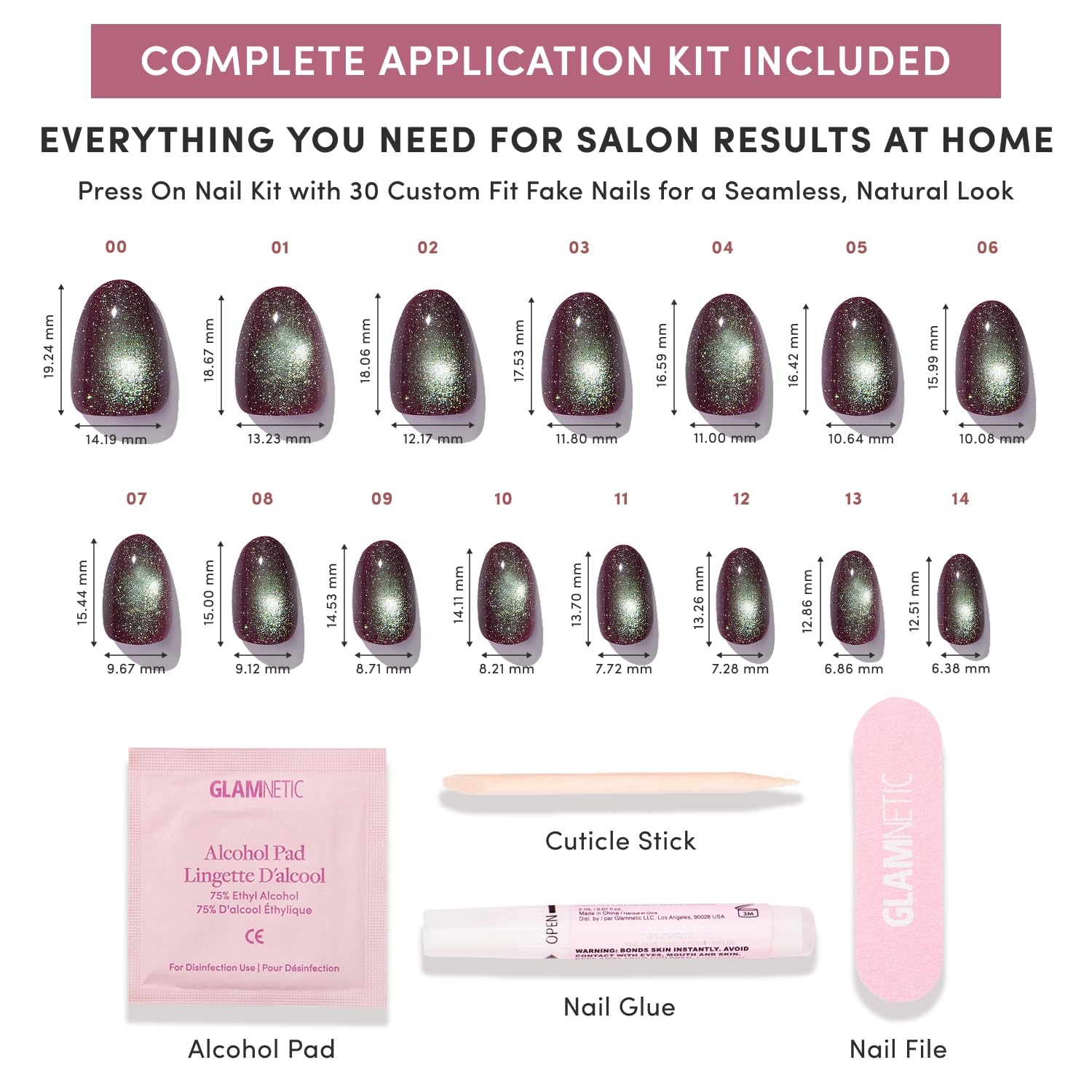 image:imageGlamnetic PressOn Nails Bundle Golden Gourds Silver Daggers Lil Gremlins amp Alakazam Halloween Fake Nails