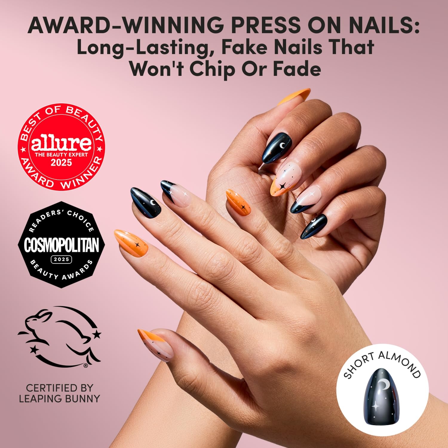 image:imageGlamnetic PressOn Nails Bundle Just A Ghoul Bat Check October Nights amp Tricks amp Treats Halloween Fake Nails