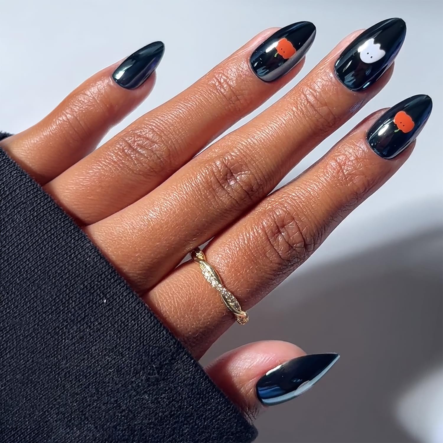 image:imageGlamnetic PressOn Nails Bundle Lil Devils Wrapped Up amp Tricks amp Treats Halloween Fake Nails