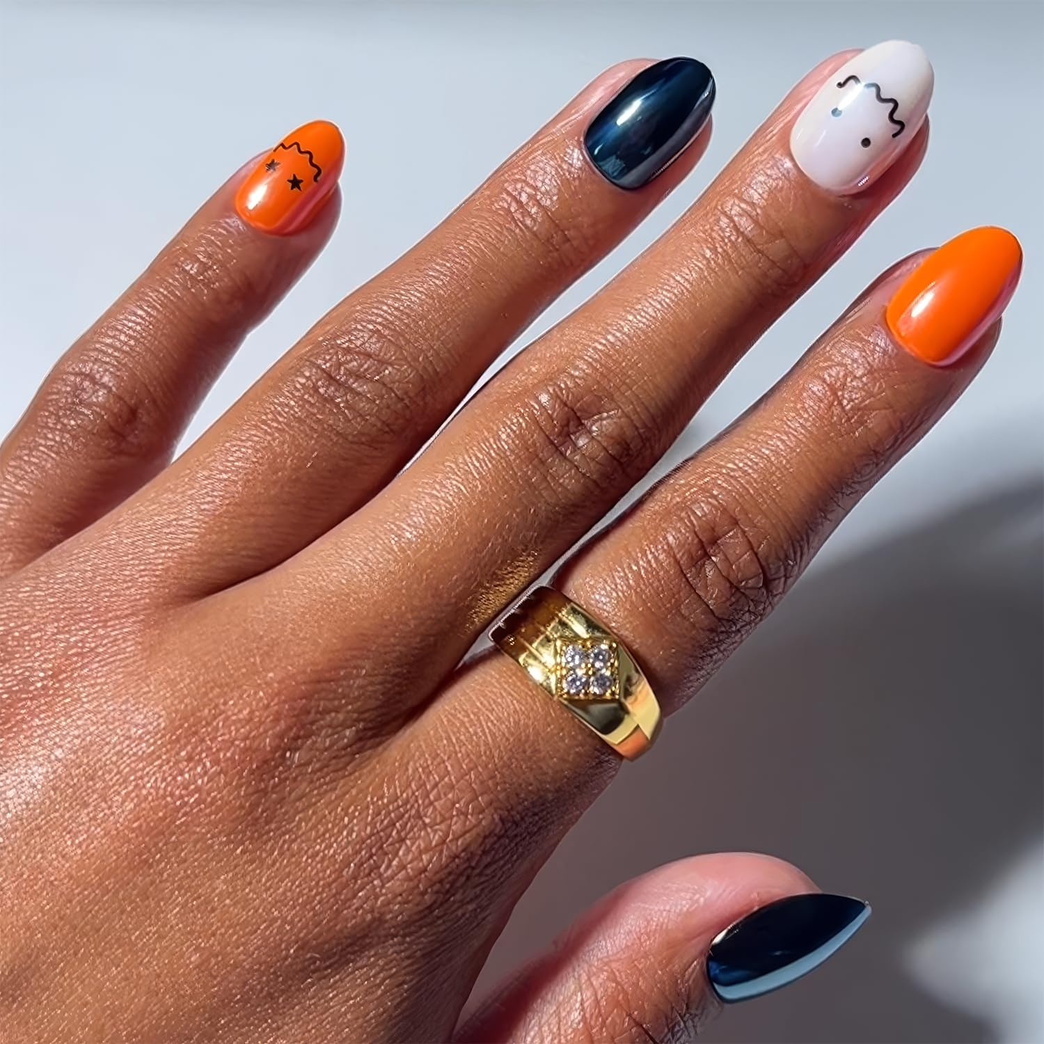 image:imageGlamnetic PressOn Nails Bundle Lil Gremlins amp Pumpkin Patch Halloween Fake Nails