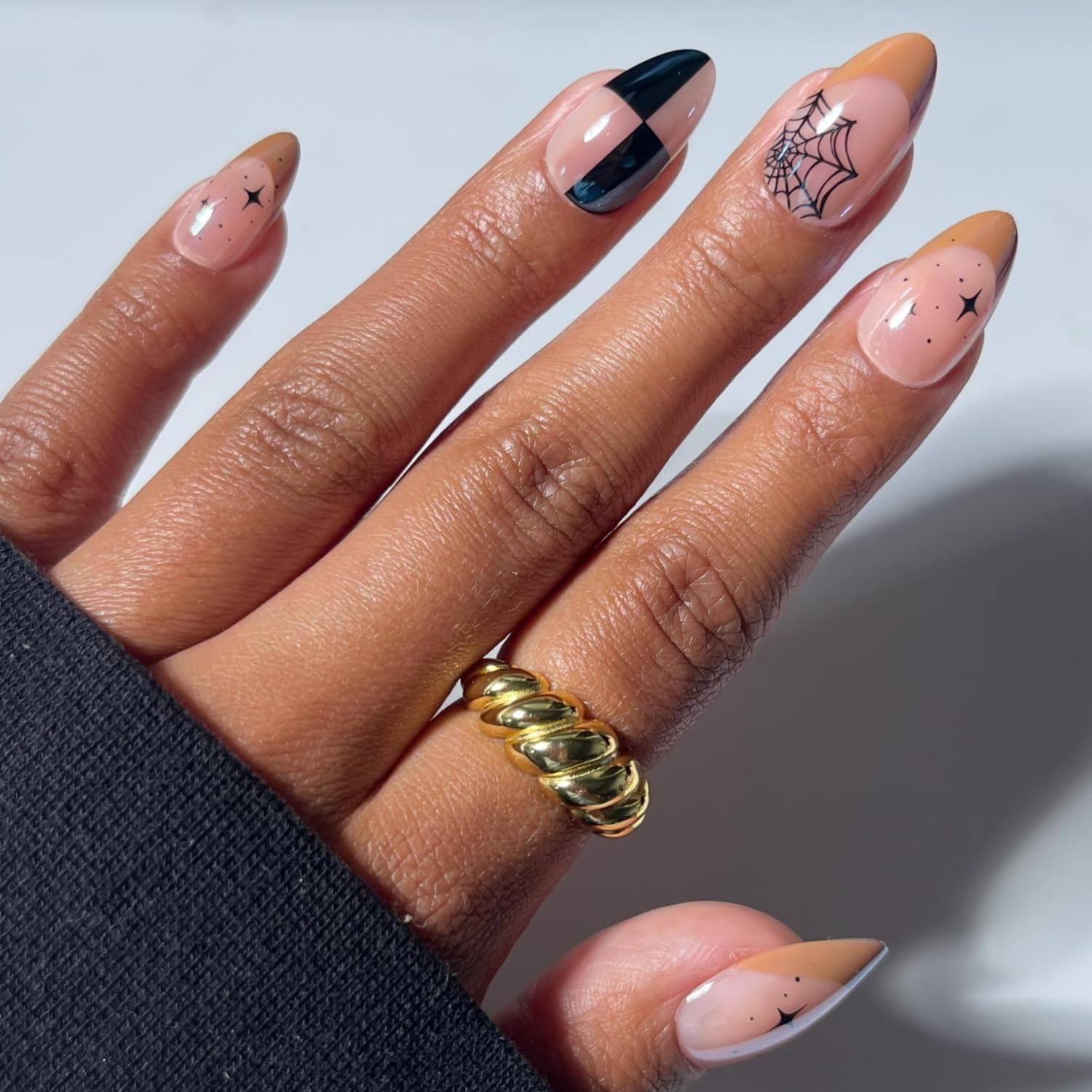image:imageGlamnetic PressOn Nails Bundle Mani De Los Muertos In The Spirit amp Bat Check Halloween Fake Nails