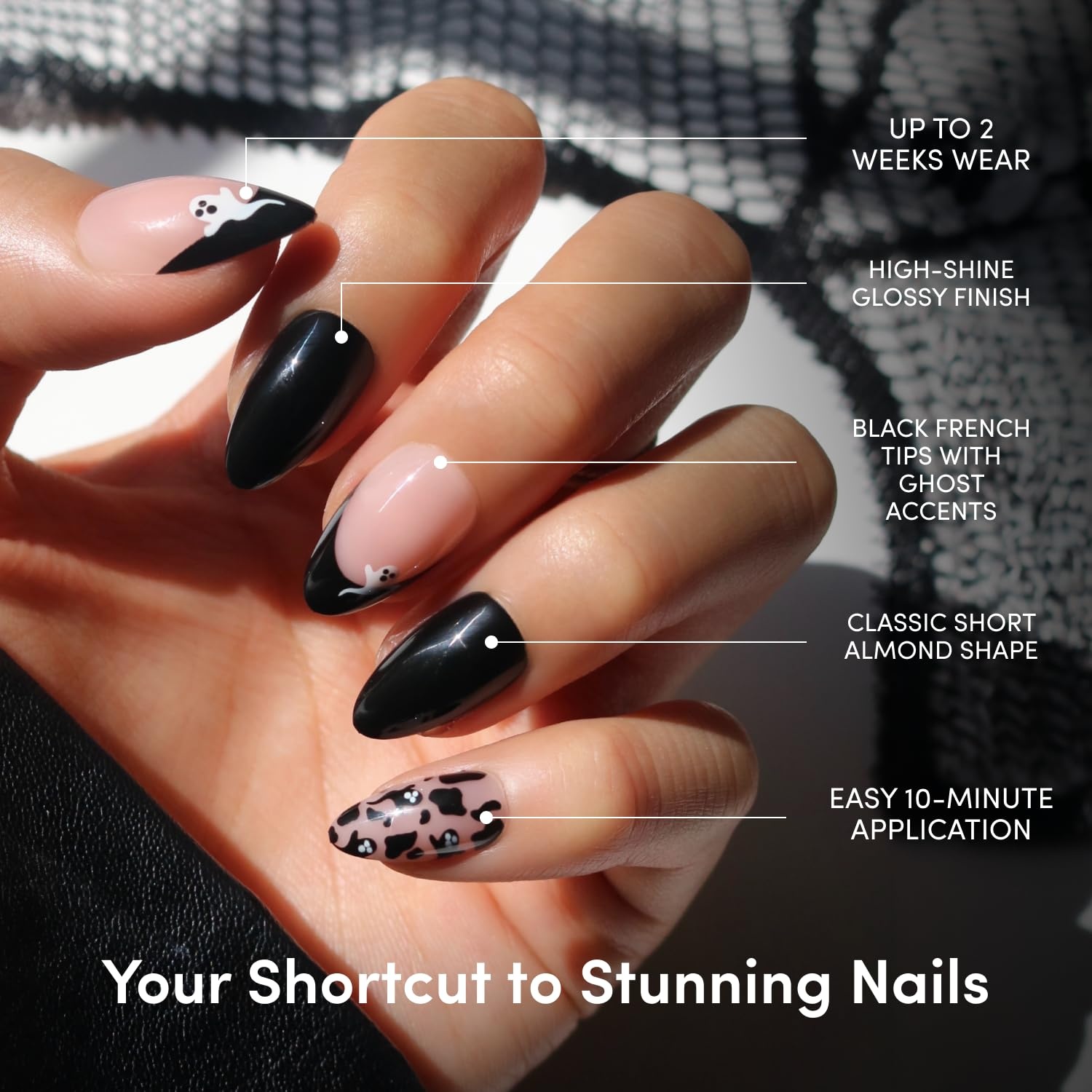 image:imageGlamnetic PressOn Nails Bundle October Nights amp Ghosted Halloween Fake Nails