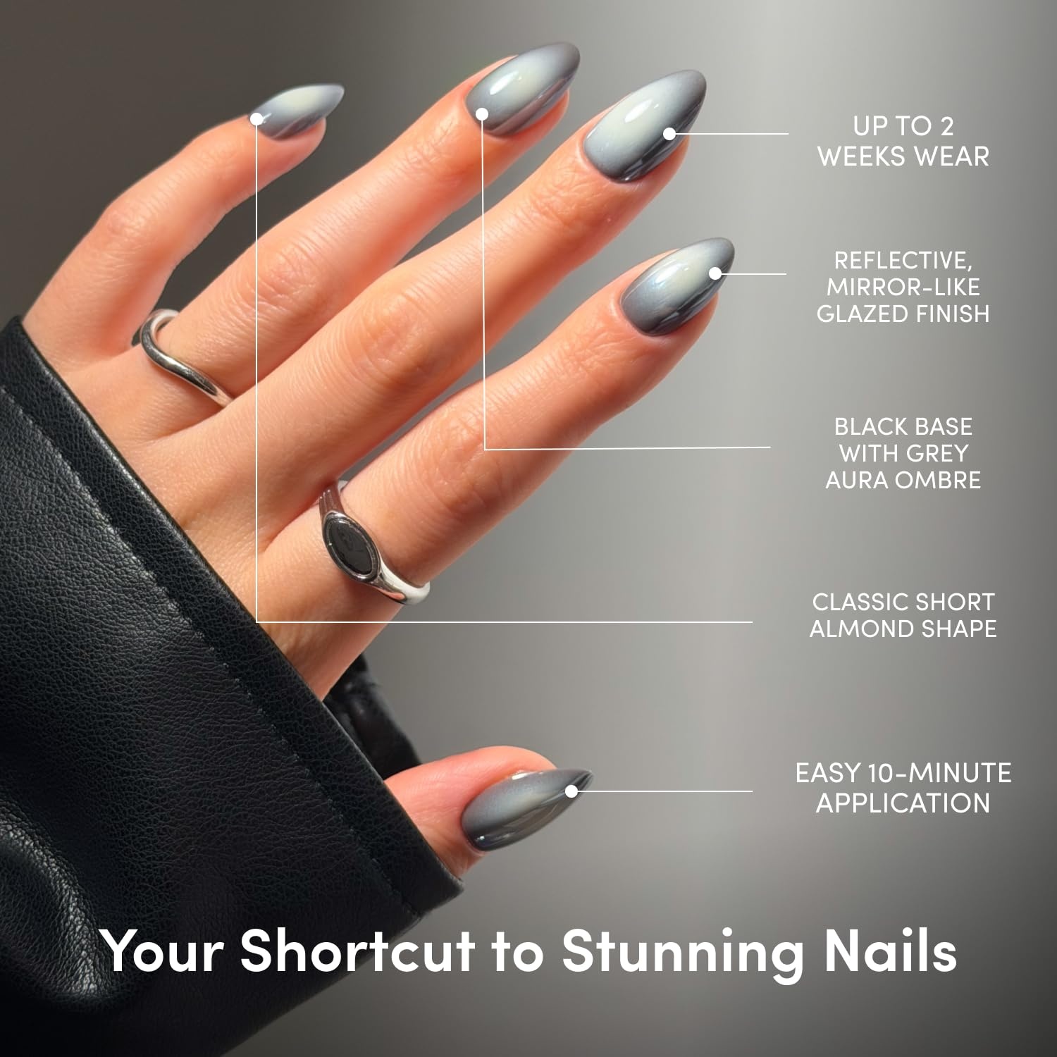 image:imageGlamnetic PressOn Nails Bundle Smoke N Mirrors Fall Boo amp Ghosted Halloween Fake Nails