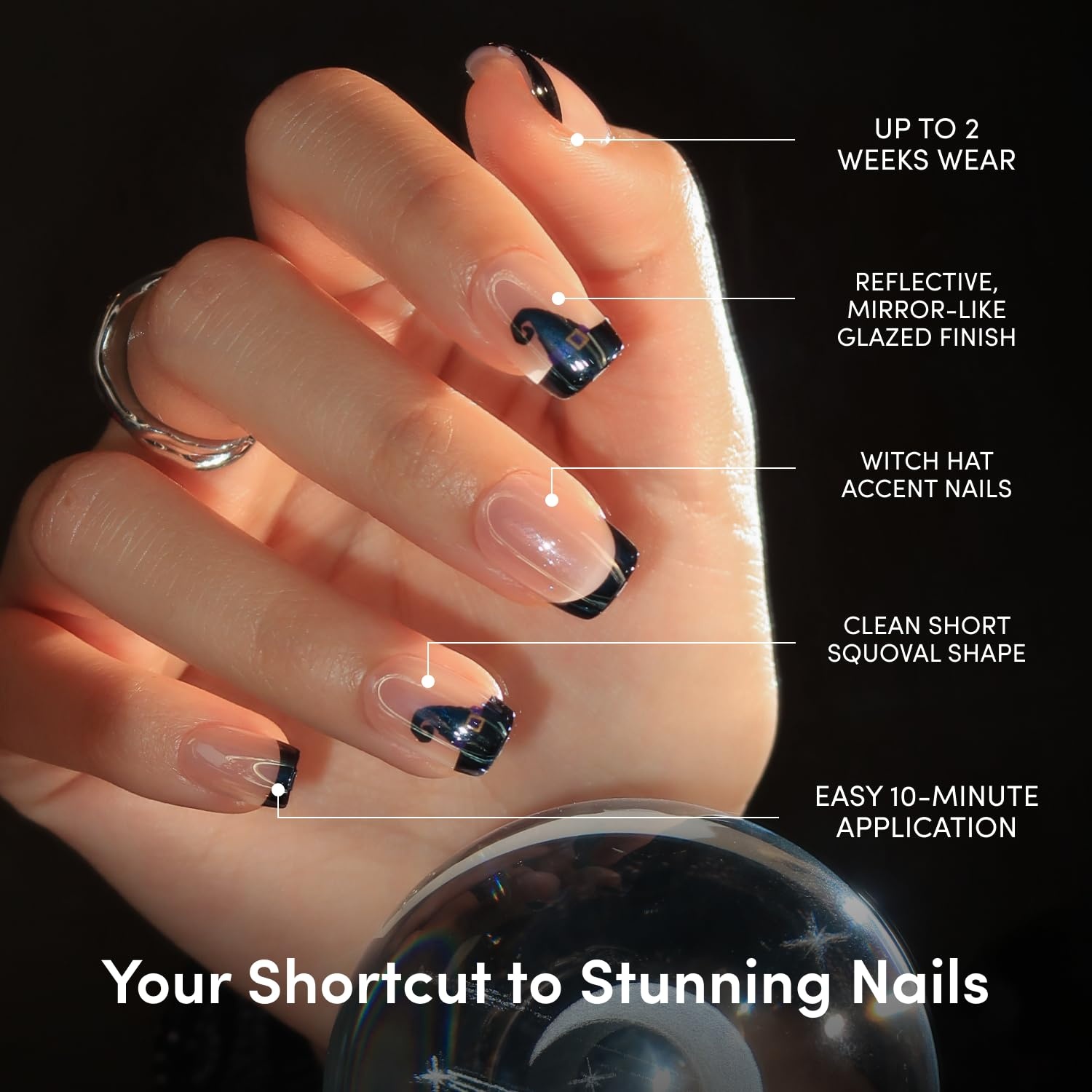 image:imageGlamnetic PressOn Nails Bundle Witchy Woman amp Tiny Pumpkin Halloween Fake Nails