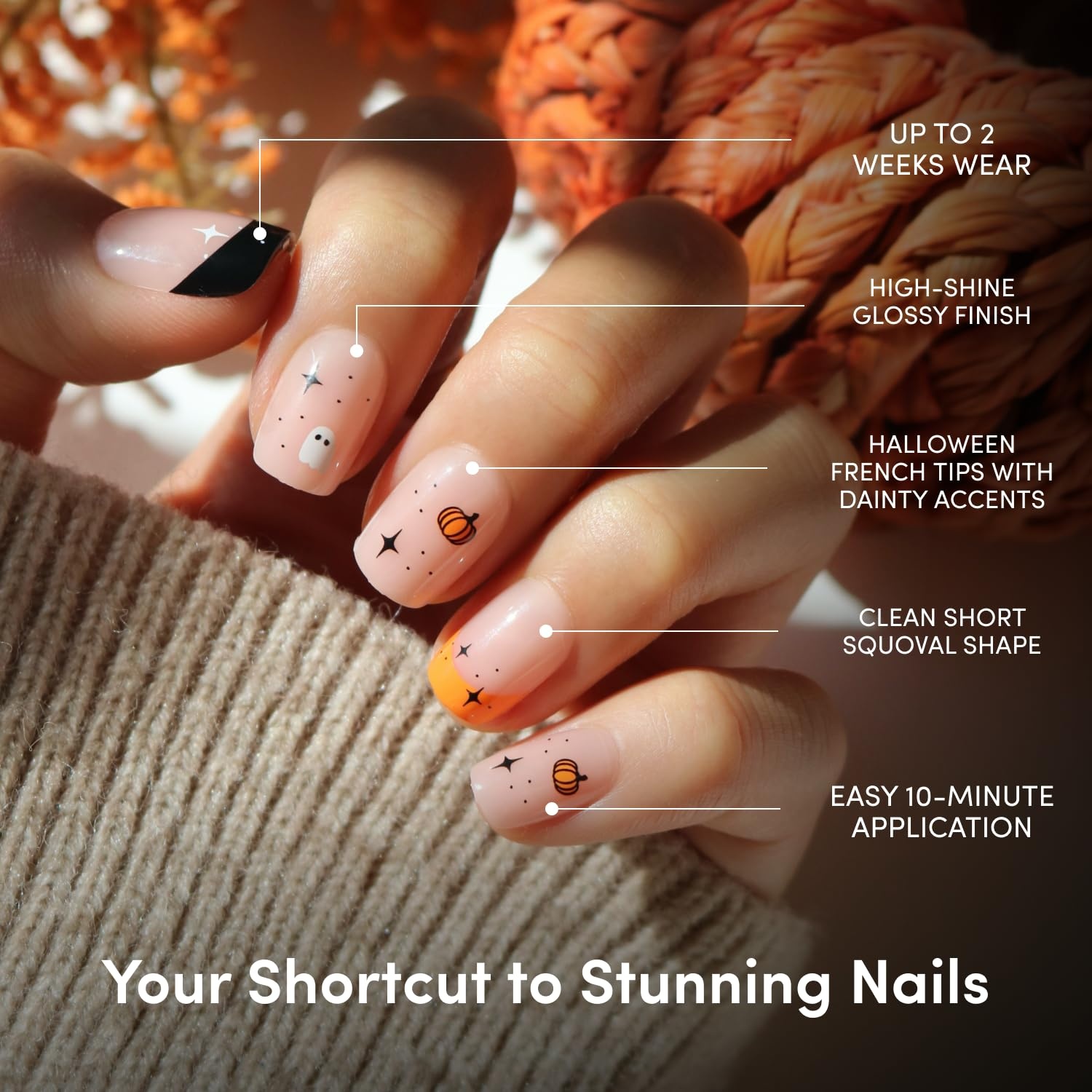 image:imageGlamnetic PressOn Nails Bundle Witchy Woman amp Tiny Pumpkin Halloween Fake Nails