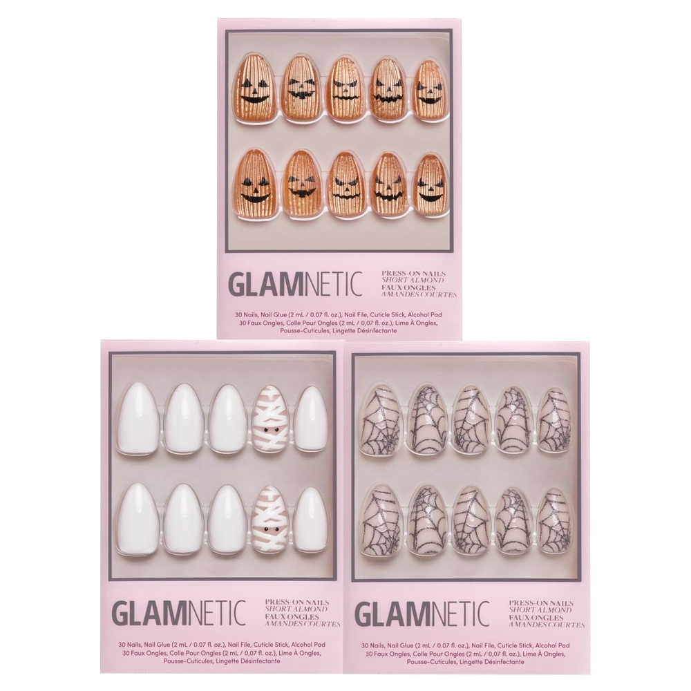 image:imageGlamnetic PressOn Nails Bundle Carving Contest Wrapped Up amp Lady Web Halloween Fake Nails