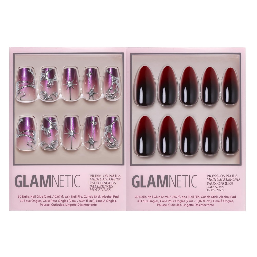 image:imageGlamnetic PressOn Nails Bundle Immortal Kiss amp Vampiress Halloween Fake Nails