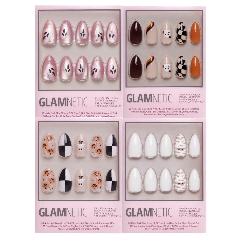 image:imageGlamnetic PressOn Nails Bundle Just A Ghoul Fall Boo My Boo amp Wrapped Up Halloween Fake Nails