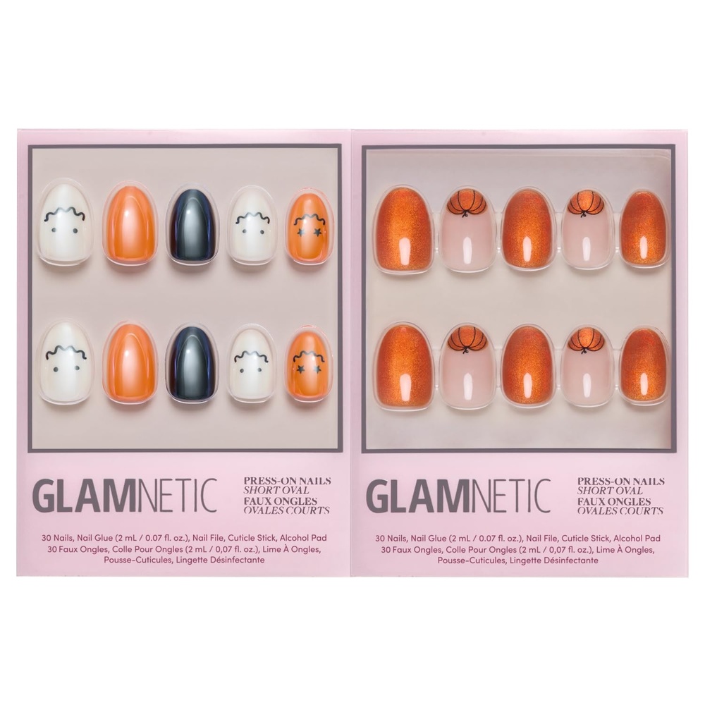 image:imageGlamnetic PressOn Nails Bundle Lil Gremlins amp Pumpkin Patch Halloween Fake Nails