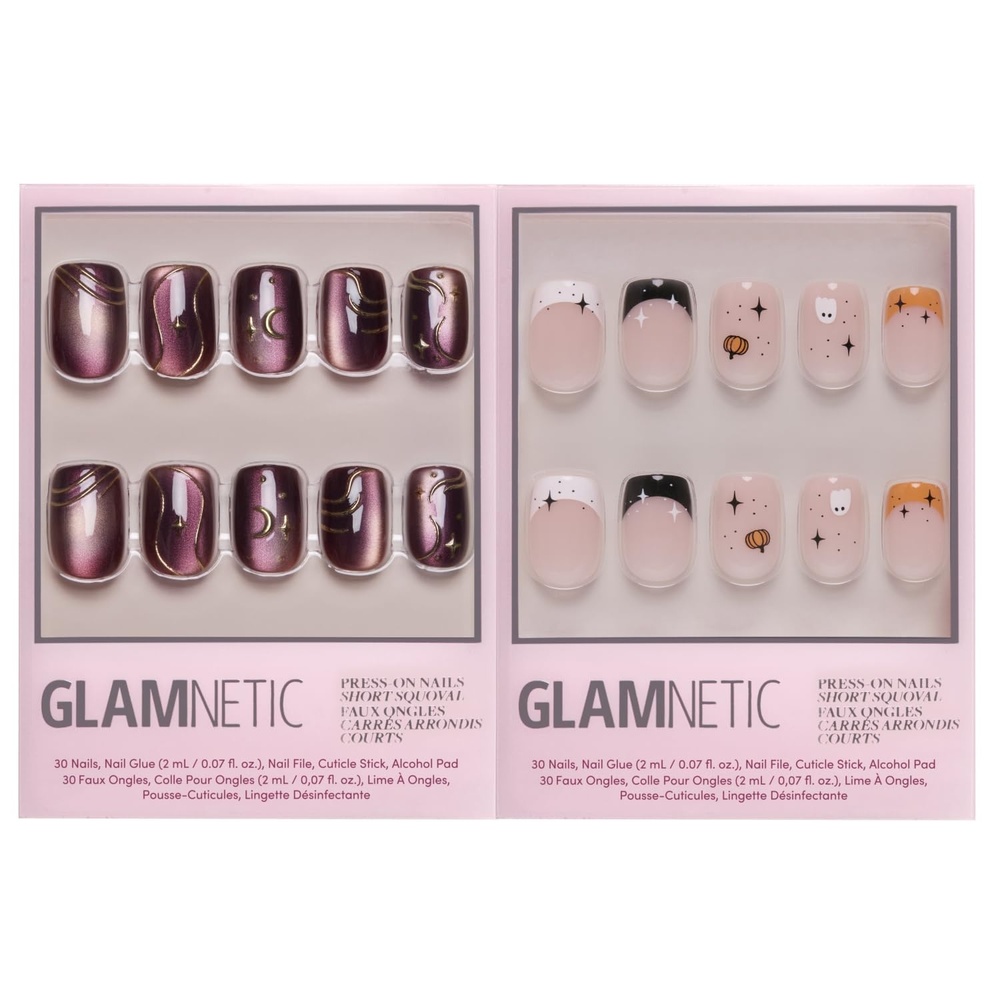 image:imageGlamnetic PressOn Nails Bundle Scarlet Spell amp Tiny Pumpkin Halloween Fake Nails