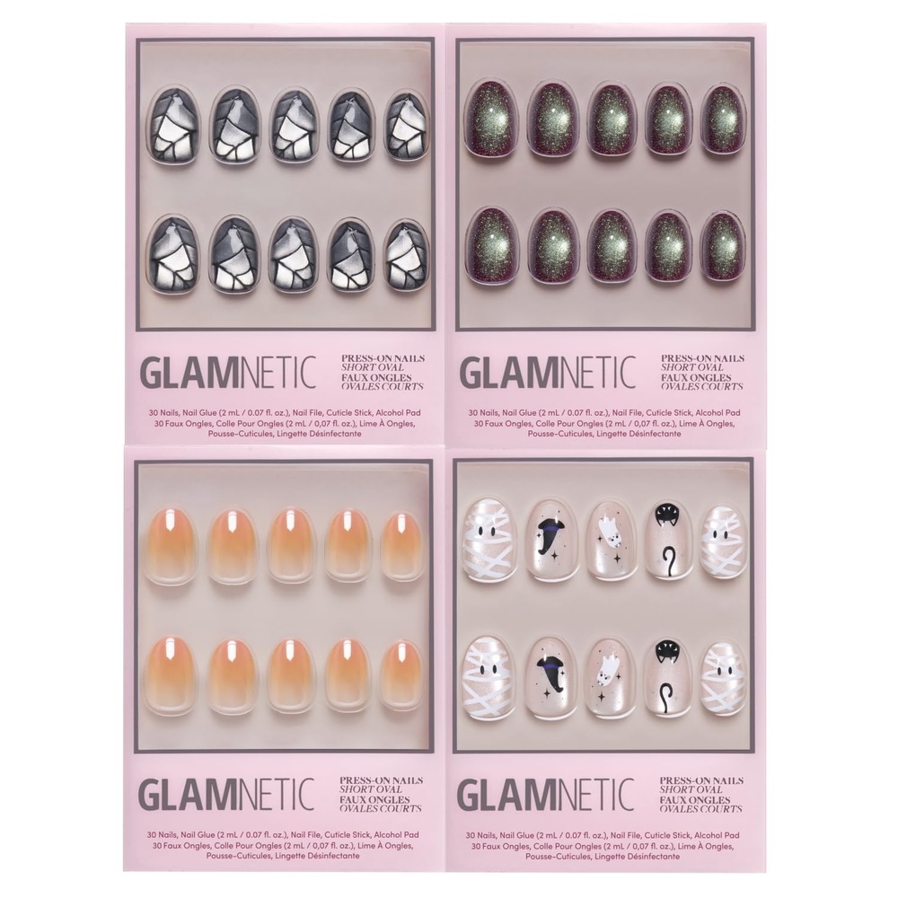 image:imageGlamnetic PressOn Nails Bundle Weblings Alakazam Candy Corn amp Shriek Boutique Halloween Fake Nails