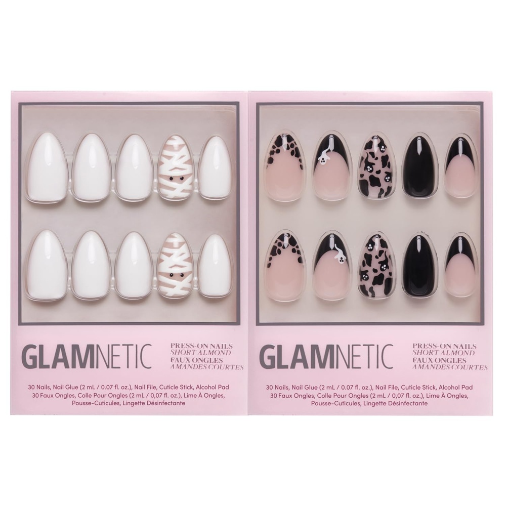 image:imageGlamnetic PressOn Nails Bundle Wrapped Up amp Ghosted Halloween Fake Nails