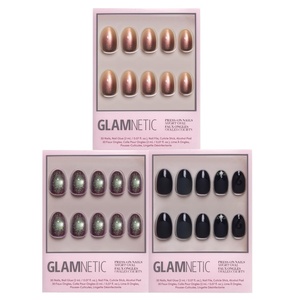 Glamnetic Press-On Nails Bundle – Bitter Orange, Alakazam & Nine Lives | Halloween Fake Nails