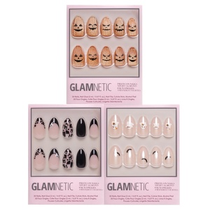 Glamnetic Press-On Nails Bundle – Carving Contest, Ghosted & In The Spirit | Halloween Fake Nails
