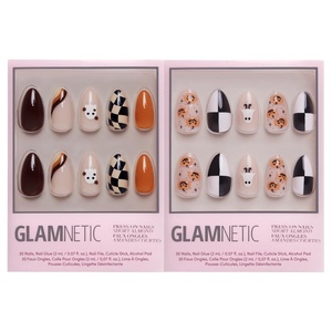 Glamnetic Press-On Nails Bundle – Fall Boo & My Boo | Halloween Fake Nails