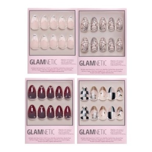 Glamnetic Press-On Nails Bundle – Ghost Besties, Lady Web, Lil Devils & Bat Check | Halloween Fake Nails