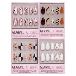 Glamnetic Press-On Nails Bundle – Just A Ghoul, Fall Boo, My Boo & Wrapped Up | Halloween Fake Nails