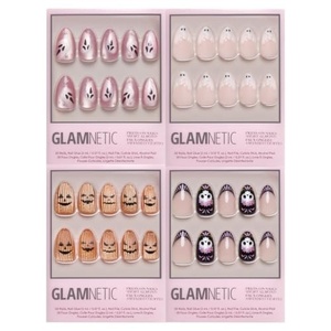 Glamnetic Press-On Nails Bundle – Just A Ghoul, Ghost Besties, Carving Contest & Mani De Los Muertos | Halloween Fake Nails