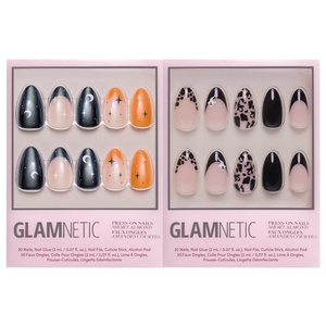 Glamnetic Press-On Nails Bundle – October Nights & Ghosted | Halloween Fake Nails