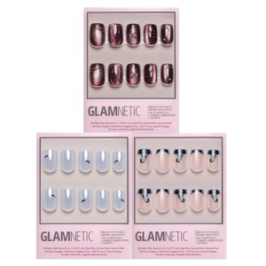 Glamnetic Press-On Nails Bundle – Scarlet Spell, Batty Bits & Witchy Woman | Halloween Fake Nails