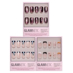 Glamnetic Press-On Nails Bundle – Scarlet Spell, Witchy Woman & Tiny Pumpkin | Halloween Fake Nails