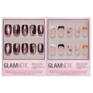 Glamnetic Press-On Nails Bundle – Scarlet Spell & Tiny Pumpkin | Halloween Fake Nails