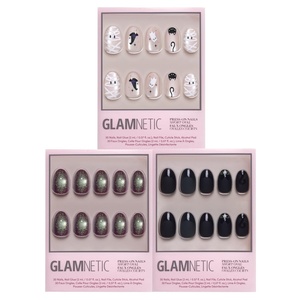 Glamnetic Press-On Nails Bundle – Shriek Boutique, Alakazam & Nine Lives | Halloween Fake Nails