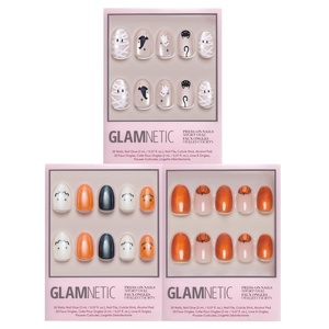 Glamnetic Press-On Nails Bundle – Shriek Boutique, Lil Gremlins & Pumpkin Patch | Halloween Fake Nails
