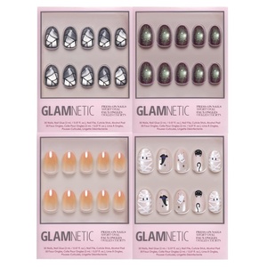 Glamnetic Press-On Nails Bundle – Weblings, Alakazam, Candy Corn & Shriek Boutique | Halloween Fake Nails