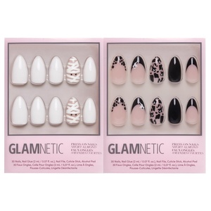 Glamnetic Press-On Nails Bundle – Wrapped Up & Ghosted | Halloween Fake Nails