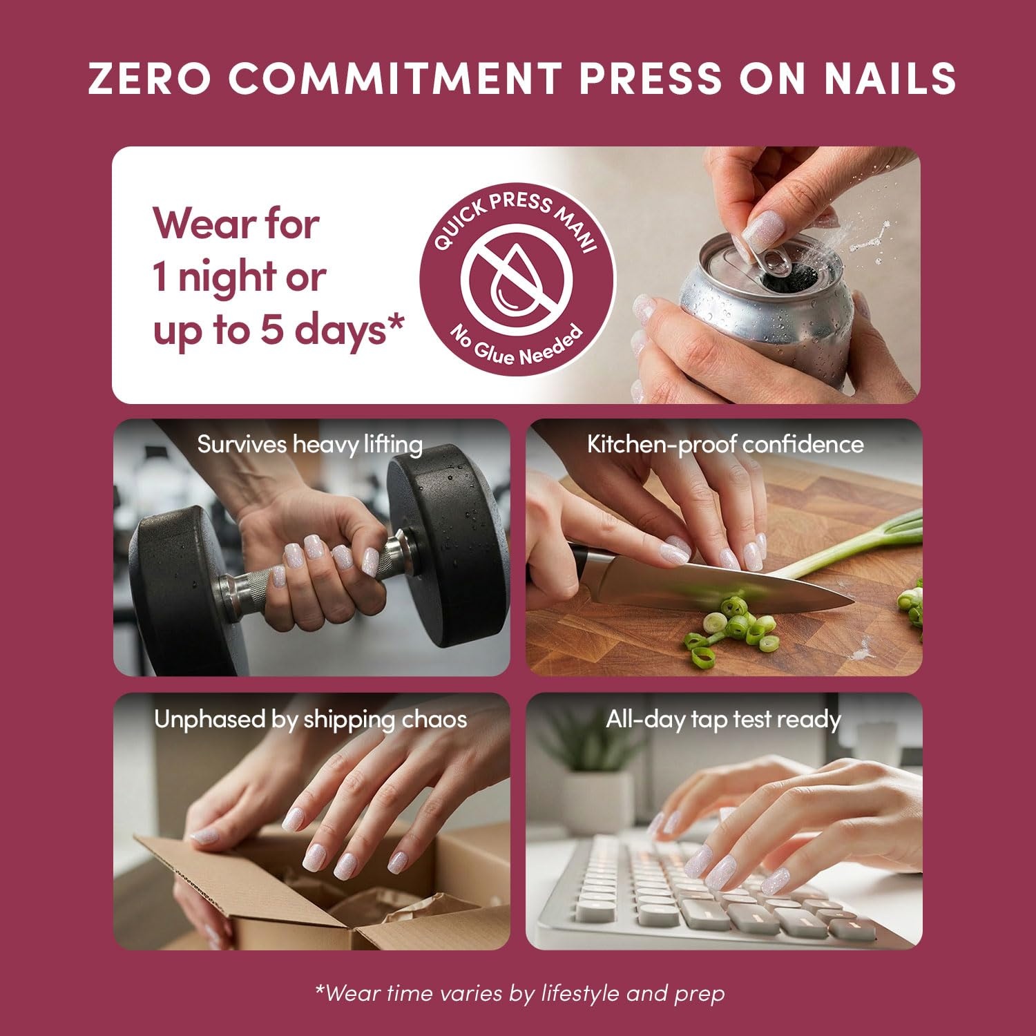 image:imageGlamnetic Press On Nails Quick Press No Glue Mani Extra Short Almond 30pcDaydream Veil